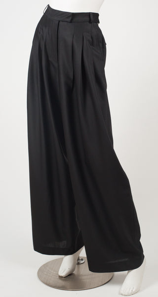 Rosalind High Waist Pants, Black - Eclipse Collection