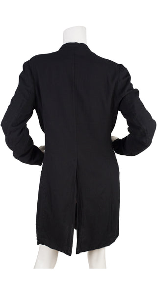 Y's Yohji Yamamoto Contemporary Black Cotton Gauze Light Jacket 