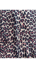 1985 F/W Leopard Print Cotton Wrap Dress