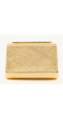 1980s Gold-Tone Metal Convertible Evening Bag