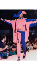 1985-86 F/W Pink & Blue Cotton Jersey Convertible Outfit