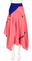 1985-86 F/W Pink & Blue Cotton Jersey Convertible Outfit