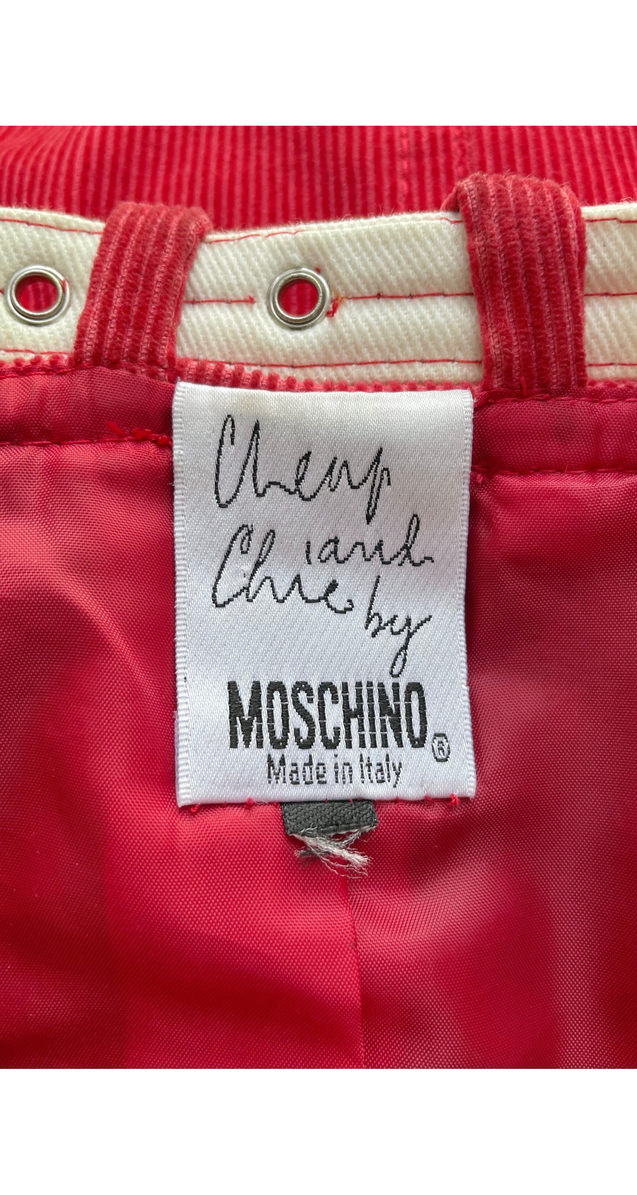 Moschino cheap and discount chic red bag